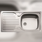 Teka infant 45 parlak sol 76 x 44 paslanmaz çelik evye