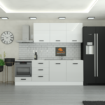 240 cm Mutfak Dolabı  MDF Kapak Tezgah Dahil YRKN240 100