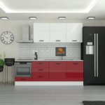240 cm Mutfak Dolabı  MDF Kapak Tezgah Dahil YRKN240 101