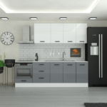 245 cm Mutfak Dolabı  MDF Kapak Tezgah Dahil YRKN245 98